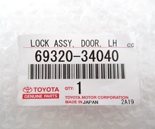 Genuine OEM Toyota 69320-34040 Driver LH Front Door Lock Latch Assy 1994-98 T100