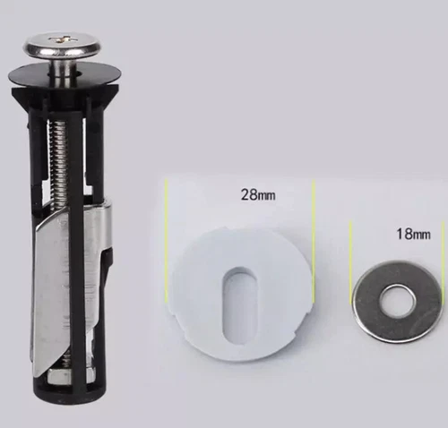 Heavy Duty Toilet Seat Fastener Bolt kit, Universal Toilet Seat Bolt Kit Tool - Picture 4 of 21