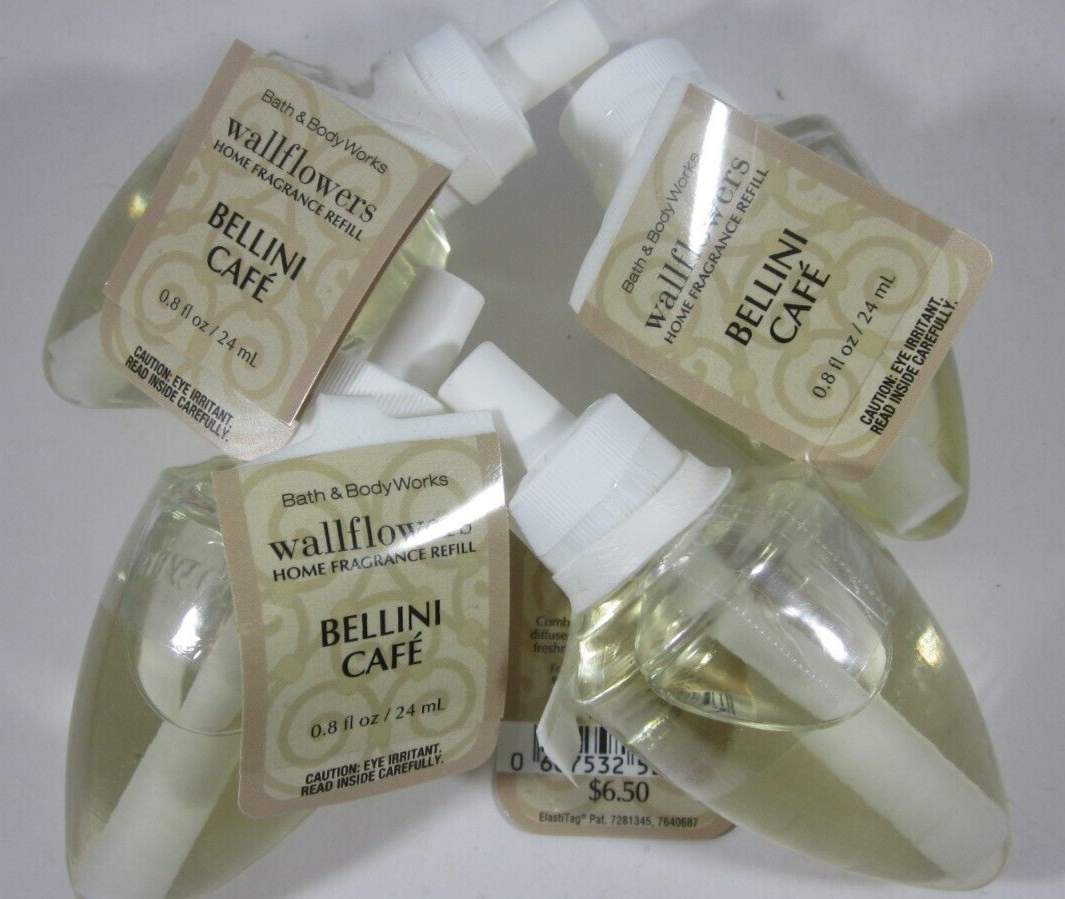 Boost your space with 4 Bath & Body Works Bellini Cafe Wallflower Refills