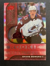 20-21 UD Trilogy Hockey Rookie Renditions Red RR-21 Shane Bowers /799