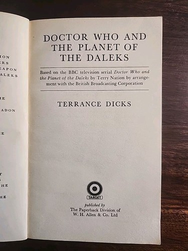 Doctor Who And The Planet Of The Daleks 1977 Terrance Dicks - Picture 7 of 8