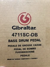 Gibraltar 4711SC-DB Velocity Single Chain Drive Double Pedal New In Box