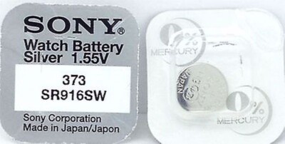 1x Sony MuRata 373 SR68 V373 D373 Coin Cell SR916SW Battery OZENSEED