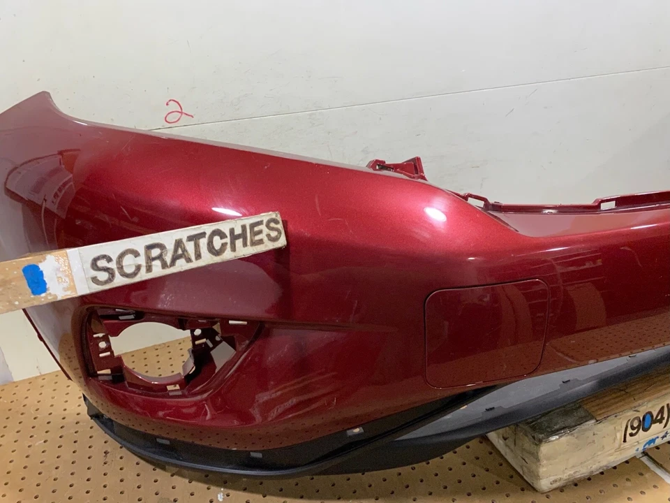 AM 2015 - 2018 Nissan Murano S/SL/SV Red Front Bumper Cover - Image 3 of 4