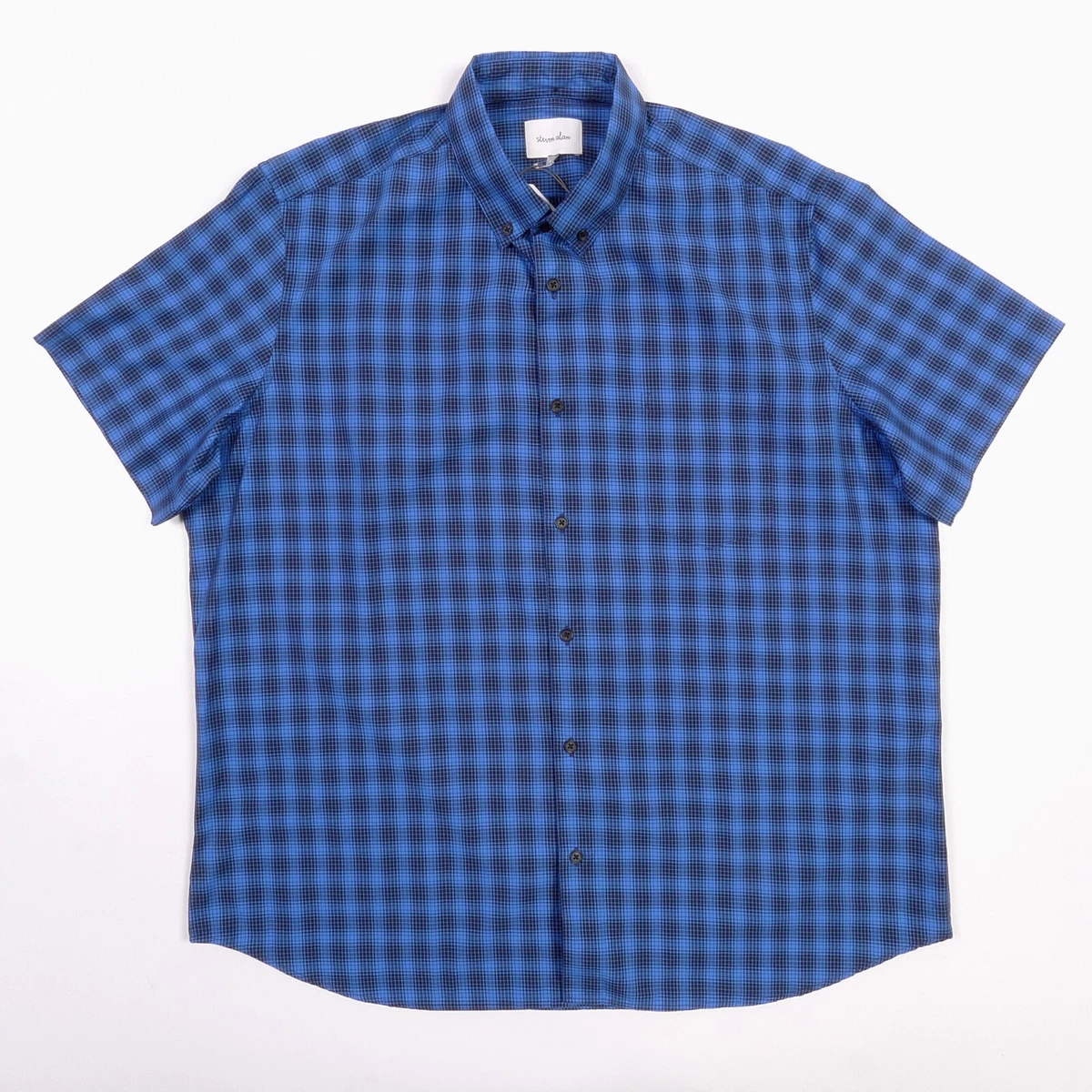 Steven Alan Short Sleeve Casual Button-Down Shirts for Men for