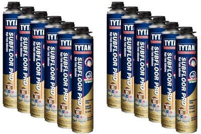 SELENA (Case of 12) Tytan Professional Subfloor Adhesive 29 Oz. Can For Gun Application