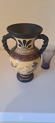 Vase en Terre Cuite Style Ancien Déco - Photo 1/2