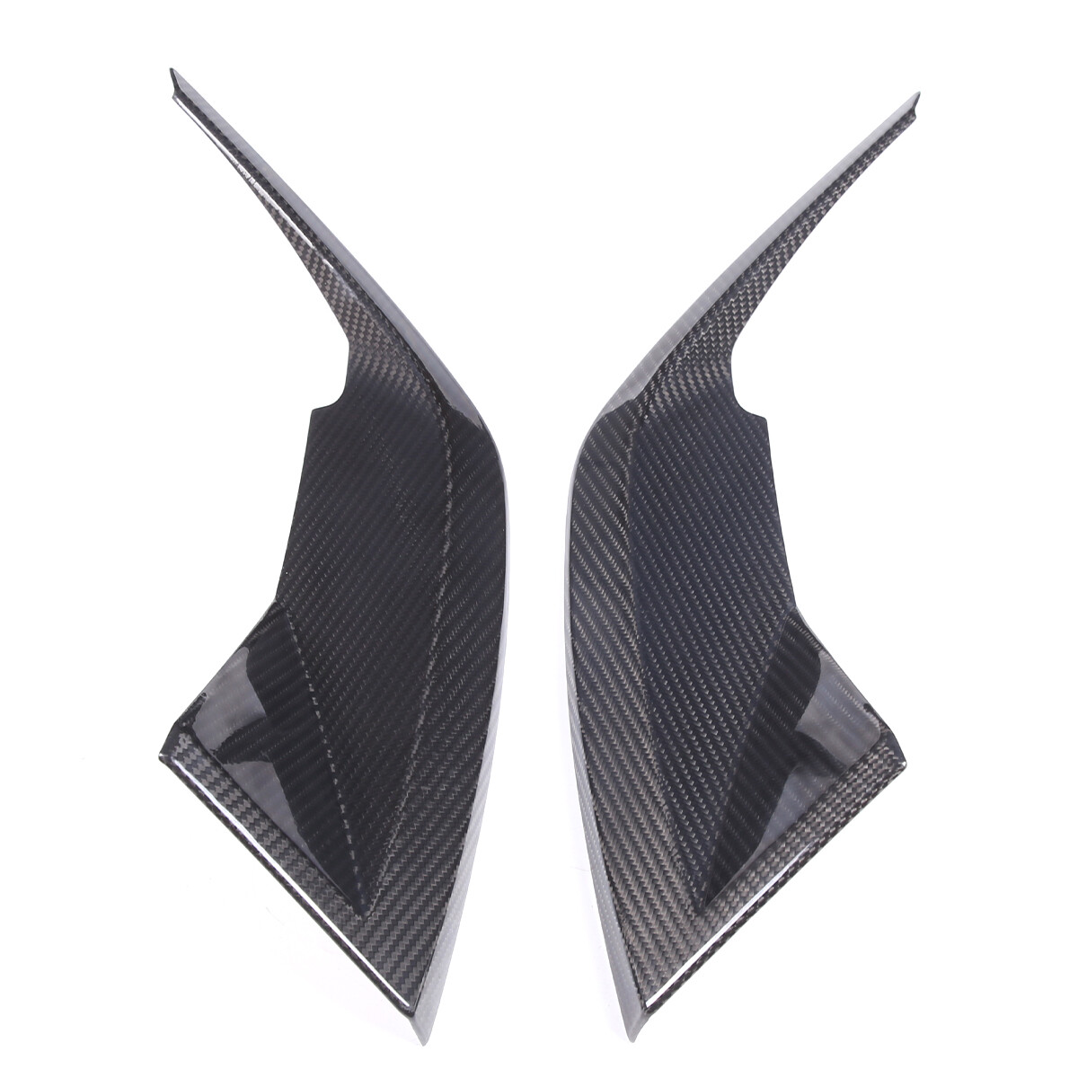 Real Carbon Fiber Rear Tail Light Lamp Cover Trim For Lamborghini URUS 18-23 US