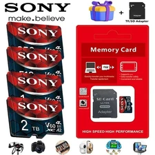 2TB 1TB Micro SD Memory Card TF Card 512GB 256GB 128GB 64GB High Speed A2 U3 V60