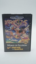 World of Illusion Starring Mickey Mouse Donald Duck Sega Genesis CIB TESTED
