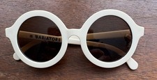 Babiators Originals Round/Amber lens Baby Sunglasses w/cute carry bag - ages 3-5