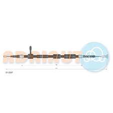 Handbremsseil hinten rechts für Alfa Romeo 147 937 | 23942085