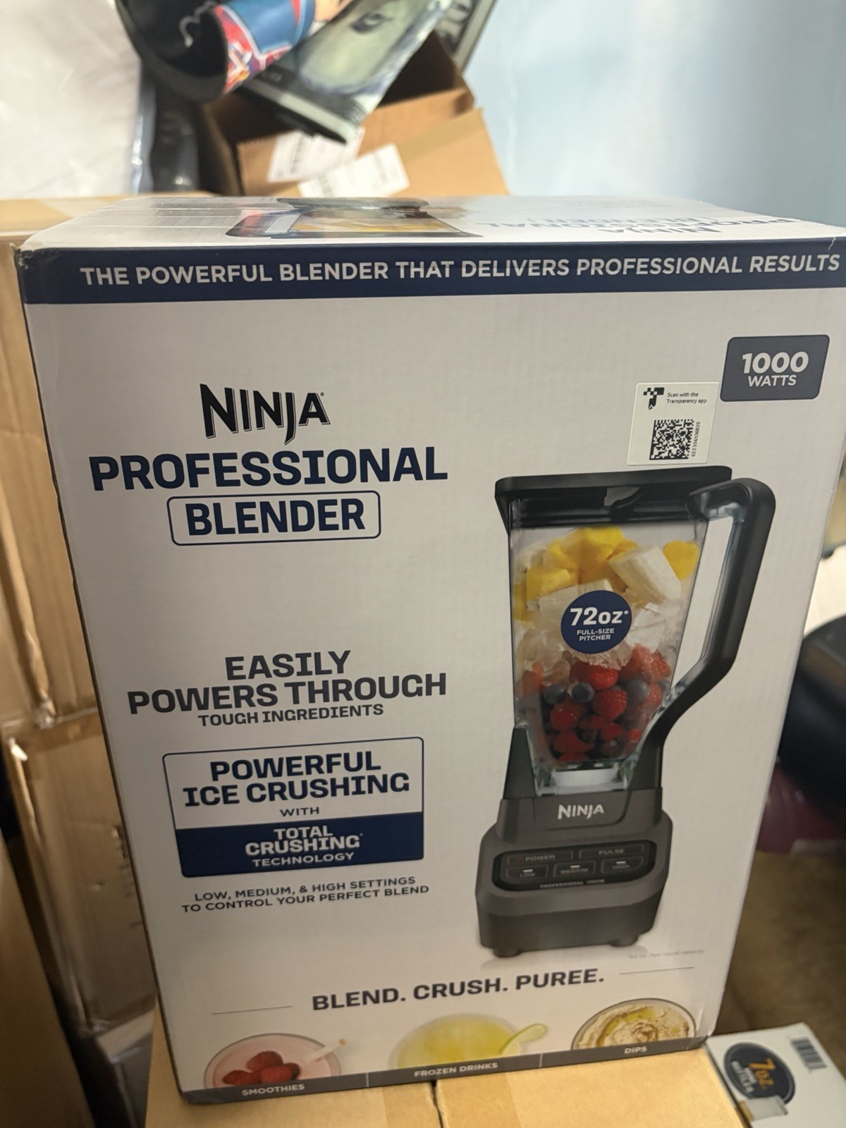 Ninja® Professional Blender BL610 72oz 1000W Total Crushing Ice Smoothie New
