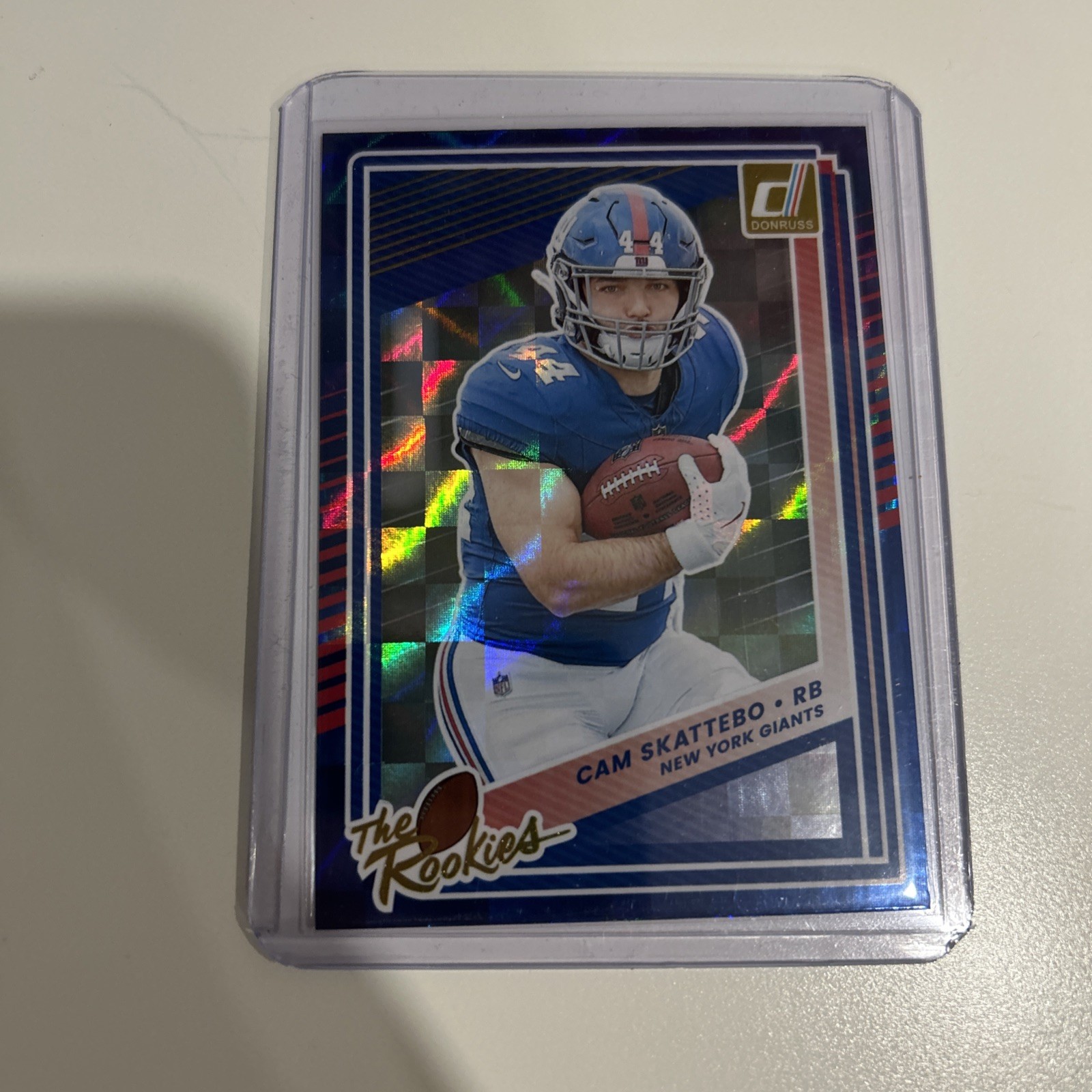 Cam Skattebo Rated Rookie 2025 Panini Donruss #302 New York Giants Football