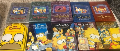 #ad The Simpsons DVD Collectors Seasons 1 10 {12345678910} Clean $124.95