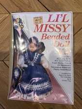 Vintage Holiday Li  l Missy Beaded Doll Kit New Sealed LITTLE WOMEN Jo 134289 USA