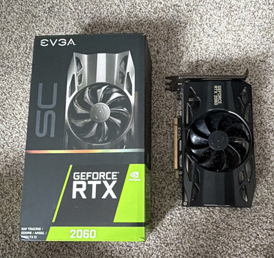 EVGA GeForce RTX 2060 SC Gaming 6GB GDDR6 G-SYNC VR Ready GPU