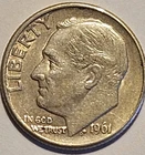 USA 1961-D Roosevelt Silver Dime, 90% Pure Silver, KM-195, Quick & FREE SHIPPING