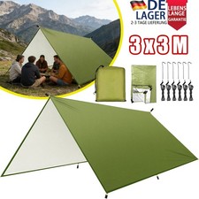 Zeltplane Wasserdicht Zelt Tarp Camping Plane Hängematte Sonnenschutz Plane NEU