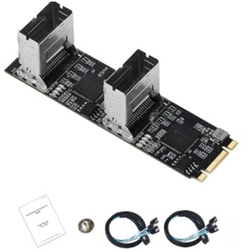 Scheda M.2 un  PCI Express 3.0 Adattatore Moltiplicatore M2 un  8 Por5379