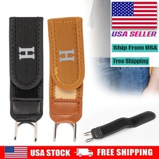 Tactical Metal Hook Elastic Belt Buckle-Less Invisible Waist Belt Closure 1/2PCS