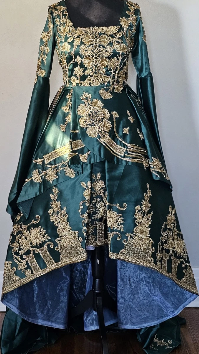green renaissance dress products for sale | eBay