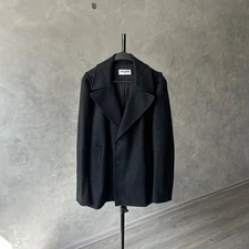 Zadig & Voltaire Mens Wool Peacoat 48