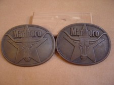 Marlboro 1987 Philip Morris Solid Brass Buckle