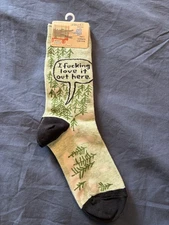 Womens Blue Q Socks Size 5-10 New with Tags