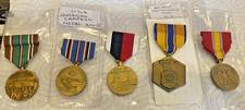 5 US Medal WW2 European-African-Middle E  1941 t 45 Army Campaign,  Occupation +