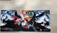 Anime Wave Desk Mat Large Gaming Mouse Pad Multicolor