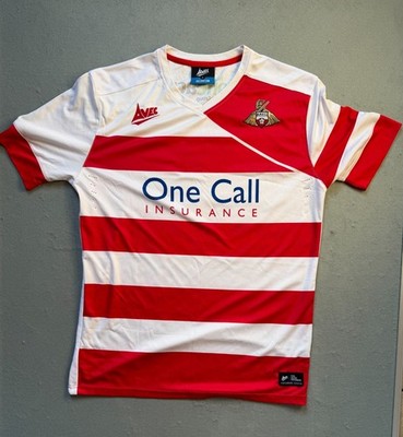 Doncaster Rovers FC Heimtrikot 2014-15 Avec Größe L One Call Stoneacre DRFC