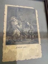 Vintage French Print “L’Enfant Gâté” After Greuze – Early 20th Century Repo