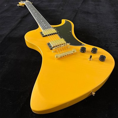 No brand, no logo factory custom electric guitar, yellow, free shipping