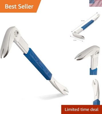 Lightweight 9'' Nail Puller - Strong Forged Steel Construction & High Torque