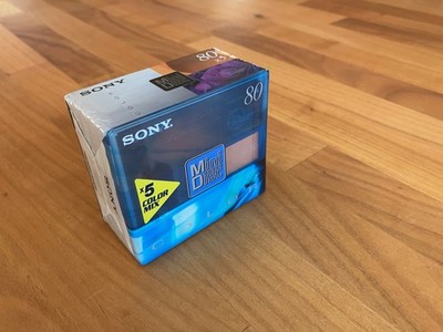 SONY Mini Disc 5x 80 Min. MD Color Mix neu in Folie