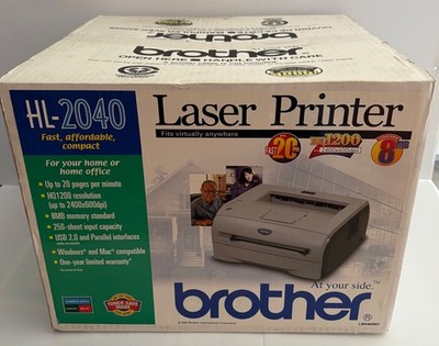 BROTHER STANDARD HL-2040 LASER PRINTER BRAND NEW SEALED BOX