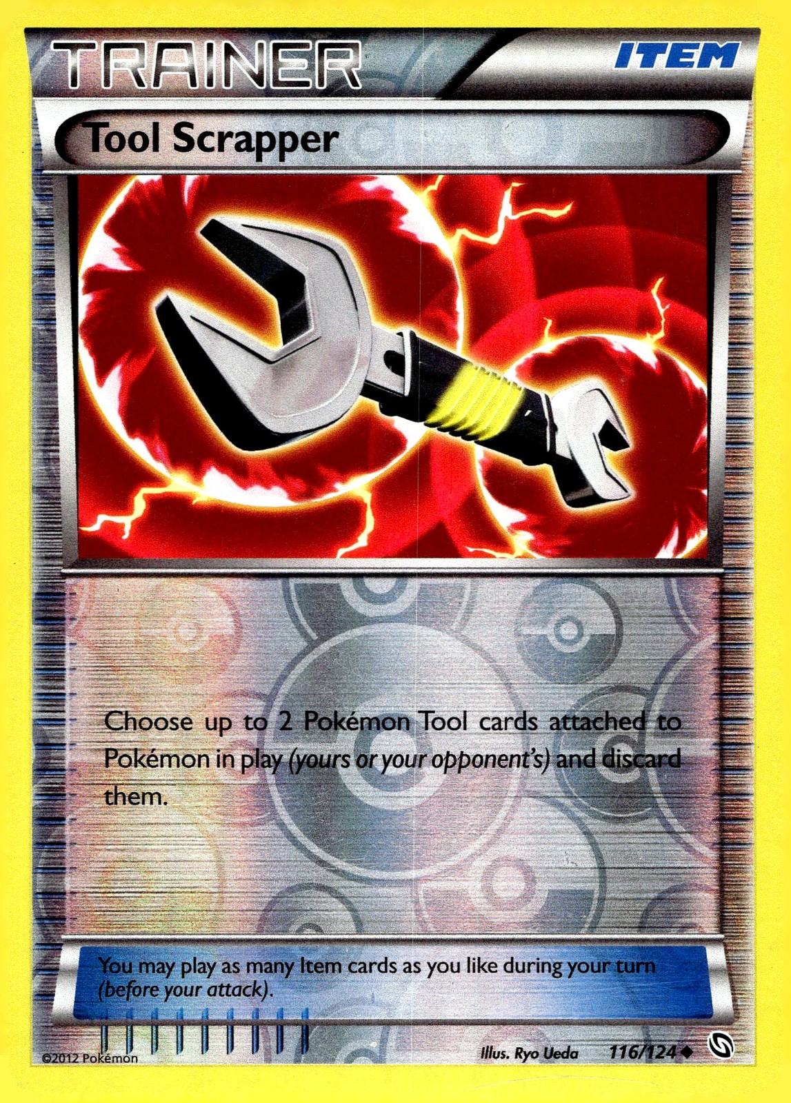 Tool Scrapper #116/124 (REVERSE HOLO) Dragons Exalted MP - Pokemon Card