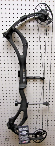 PSE Mach 35, 70 LB EC2, RH Carbon Hunting Bow-Black Camo-New