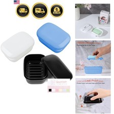 Travel Soap Holder Set Portable Leakproof Soa...