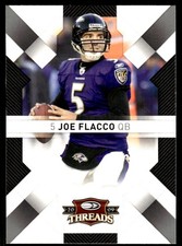 Joe Flacco 2009 Donruss Threads #8 Ravens NFL READ FREE SHIPPING AutographDen