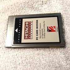 HITACHI PC Card Modem w/X Jack 33.6BPS DATA 4.4 BPS FAX MDL XJ1336 S/N06717E7