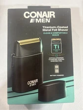 Conair Men Titanium-Coated Hypoallergenic Metal Foil Electric Shaver (I