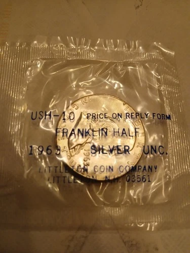 1963 Franklin Silver Half Dollar Uncirculated