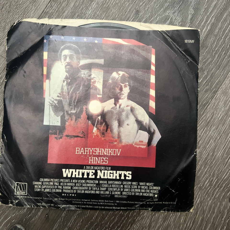 LIONEL RICHIE SAY YOU, SAY ME & CAN'T SLOW DOWN VINYL 45 MOTOWN VG 10-88 Foto 2 de 4