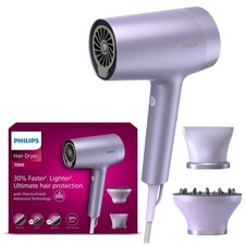 Philips Ionic Hair Dryer 7000 Series With Nozzle/Diffuser BHD720/13