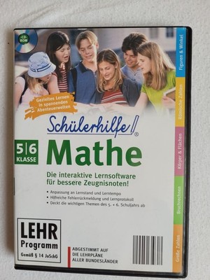 Schülerhilfe Mathe CD-ROM für 5/6 Klasse, Interaktive Lernsoftwawe