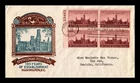 Dr Jim Stamps FDc 3c Smithsonian Institution Block Scott 943 Cachetcraft Staehle