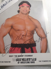 Ricky Steamboat WWE Wrestling Original Autographed Items for sale