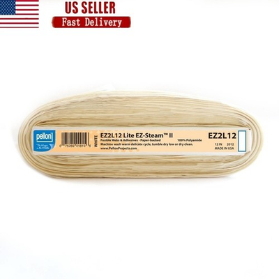 #ad EZ Steam II Lite Fusible Fabric Clear Pressure Sensitive Web Appliques Crafts US $46.84